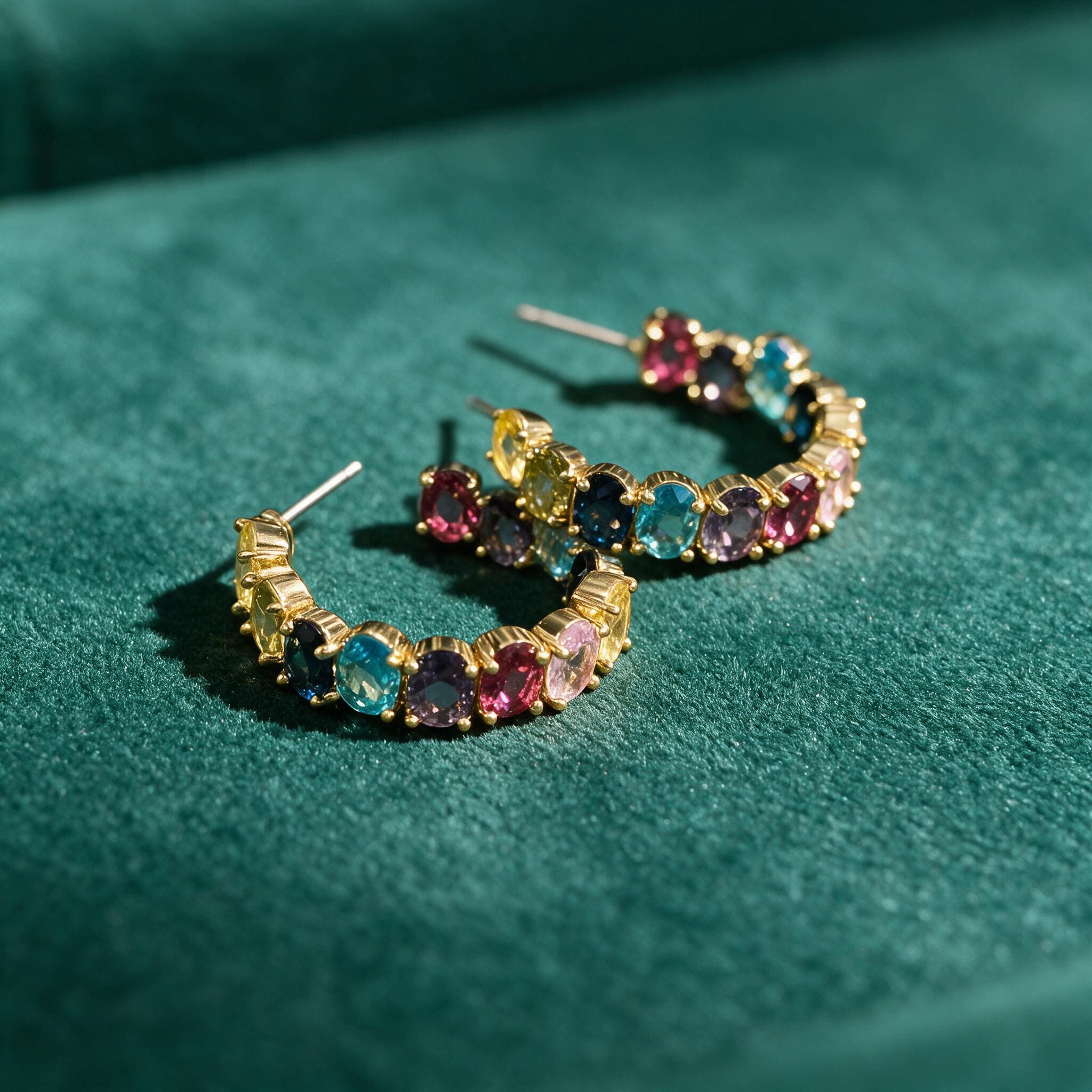 Boucles d'oreilles Arcobaleno - Plaqué or