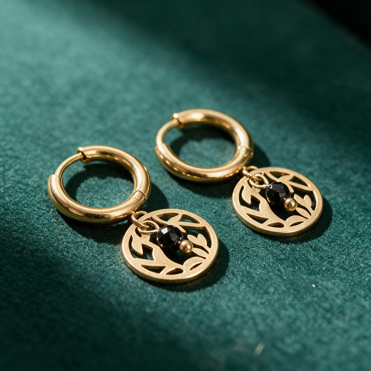 Boucles d'Oreilles Ninfa - Acier Inoxydable