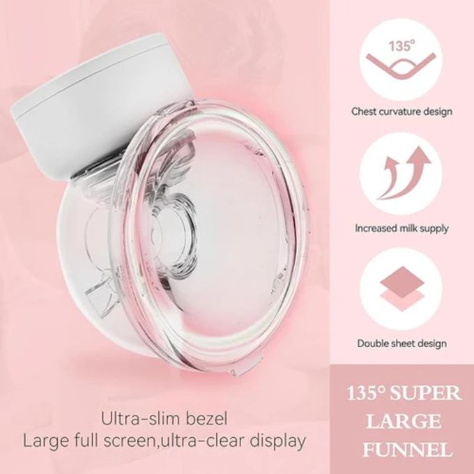 MY-376 tire-lait électrique mains libres portable tire-lait Invisible silencieux 3 Modes 9 niveaux d'aspiration capacité 180ML