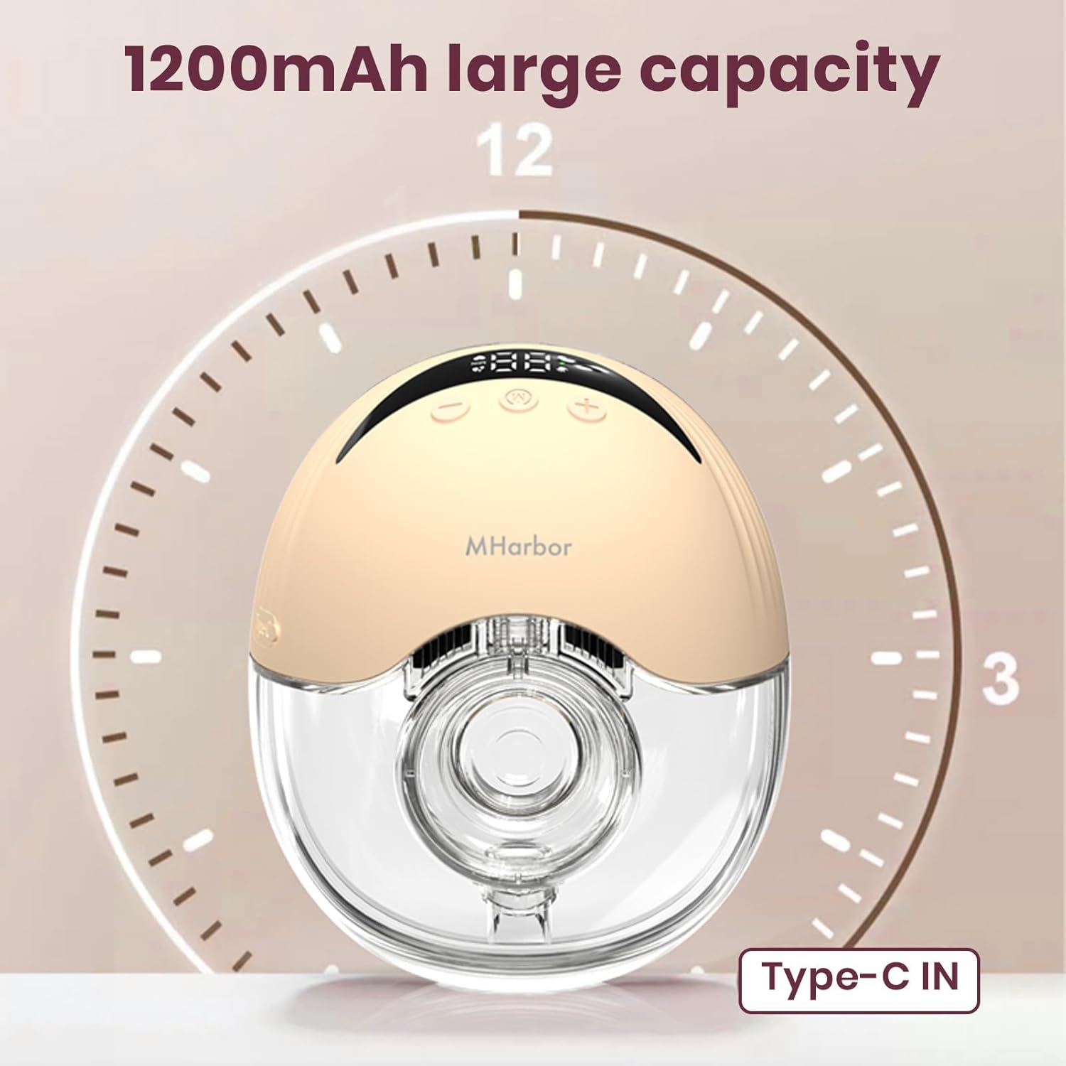 Tire-lait MY-375 portable, mains libres