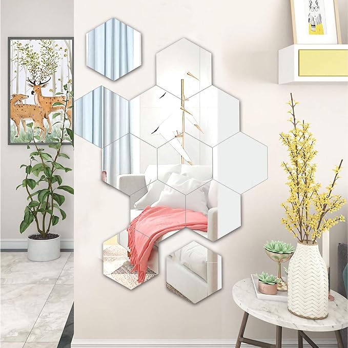 DECORATION MURALE HEXAGONAL PACK 10PCS DM004