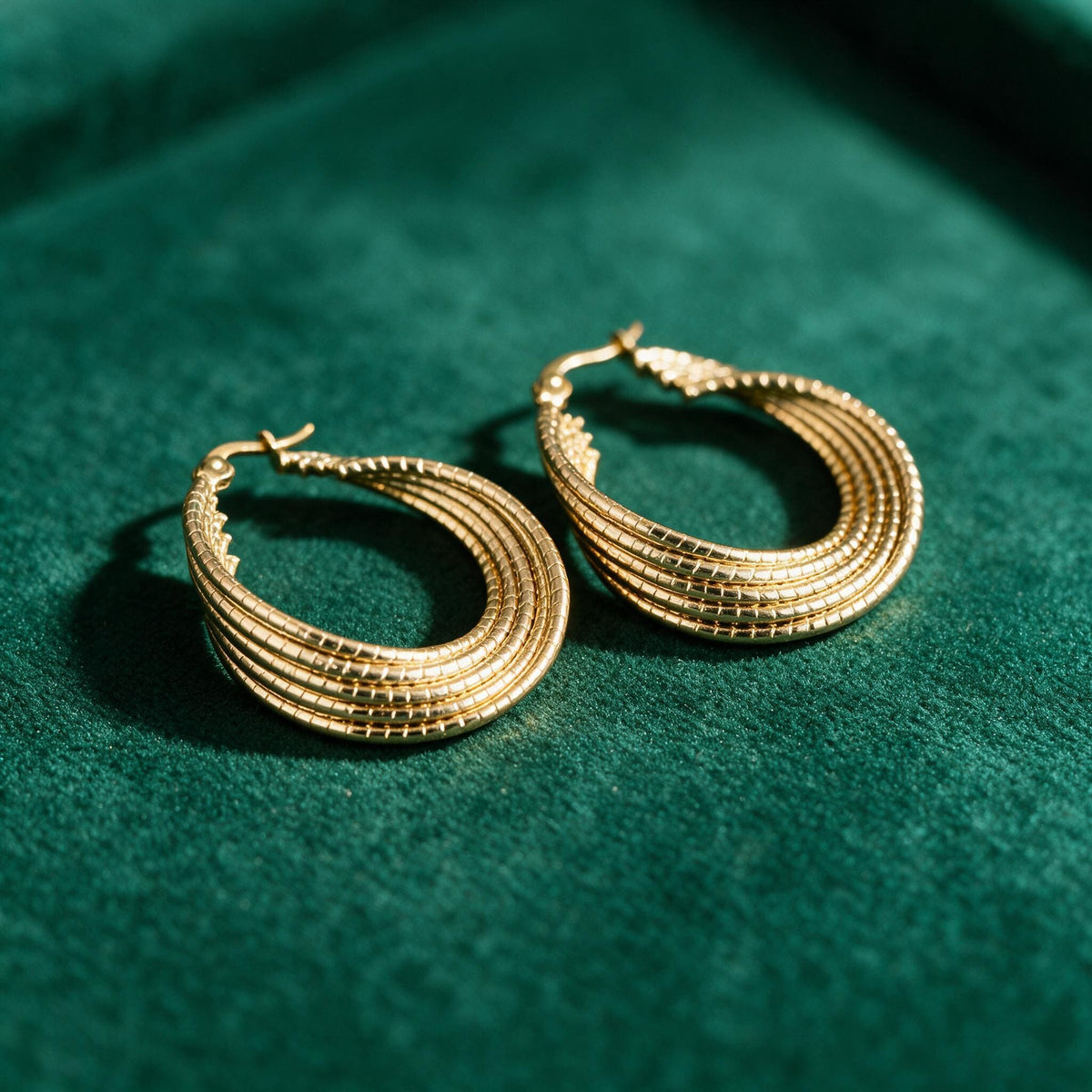 Boucles D'oreilles Clarissa - Acier Inoxydable