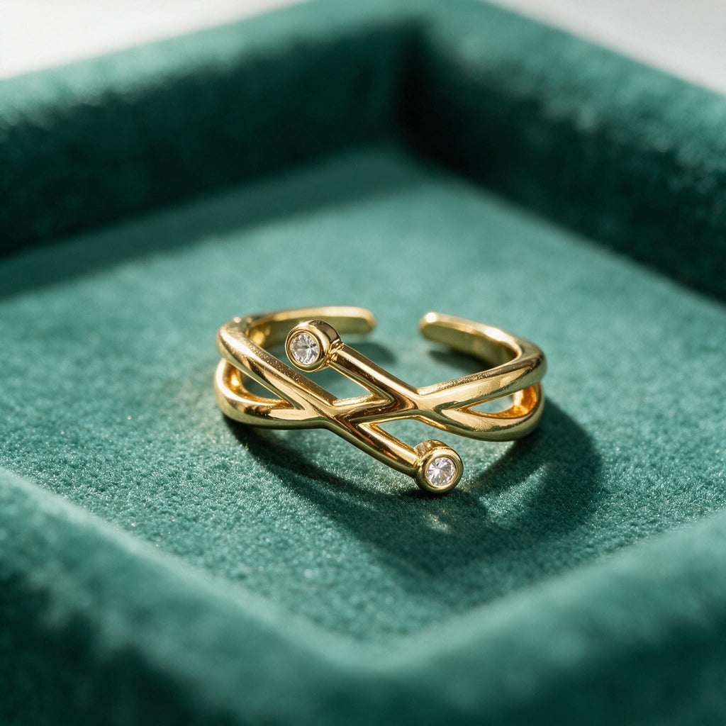 Bague Gia - Plaqué or