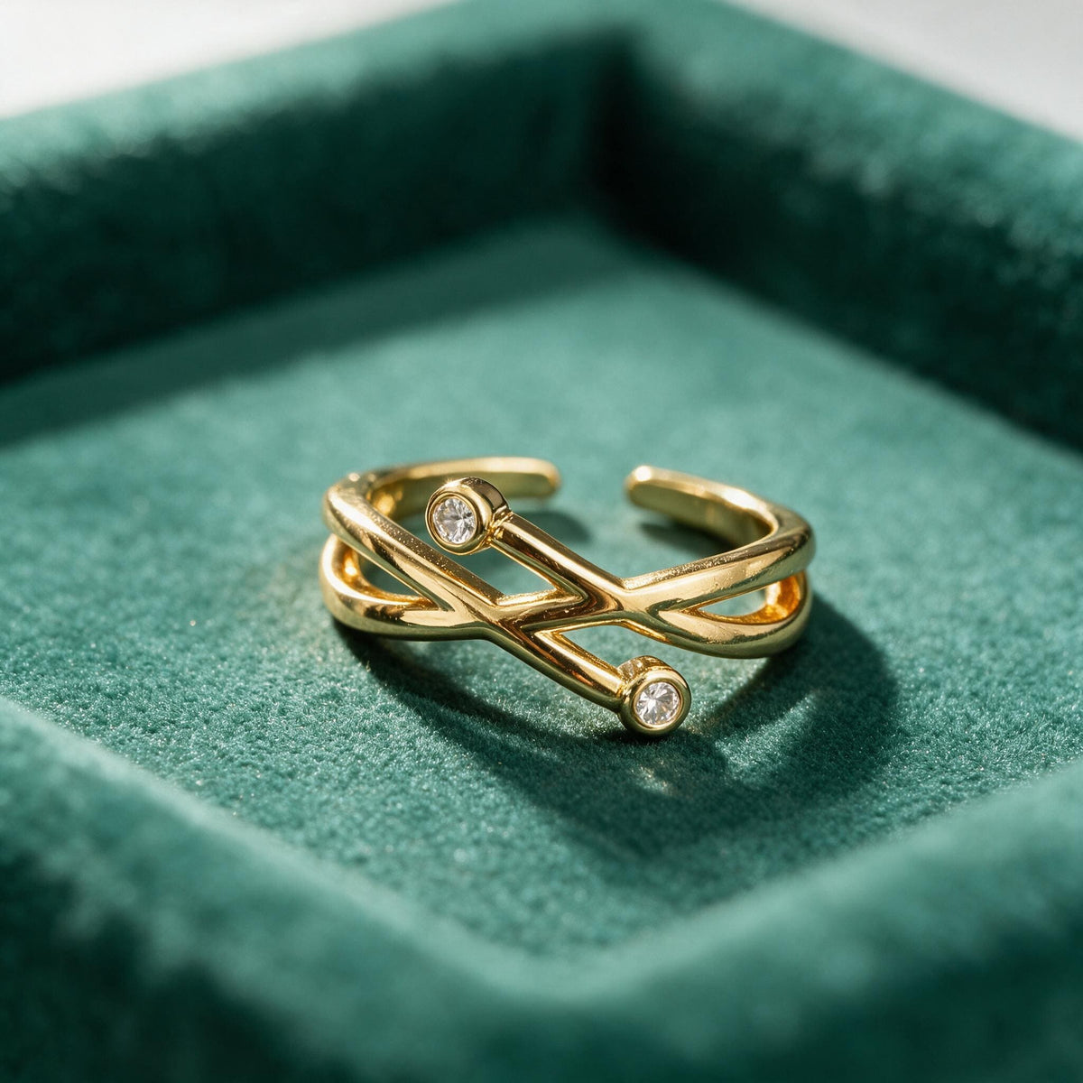 Bague Gia - Plaqué or