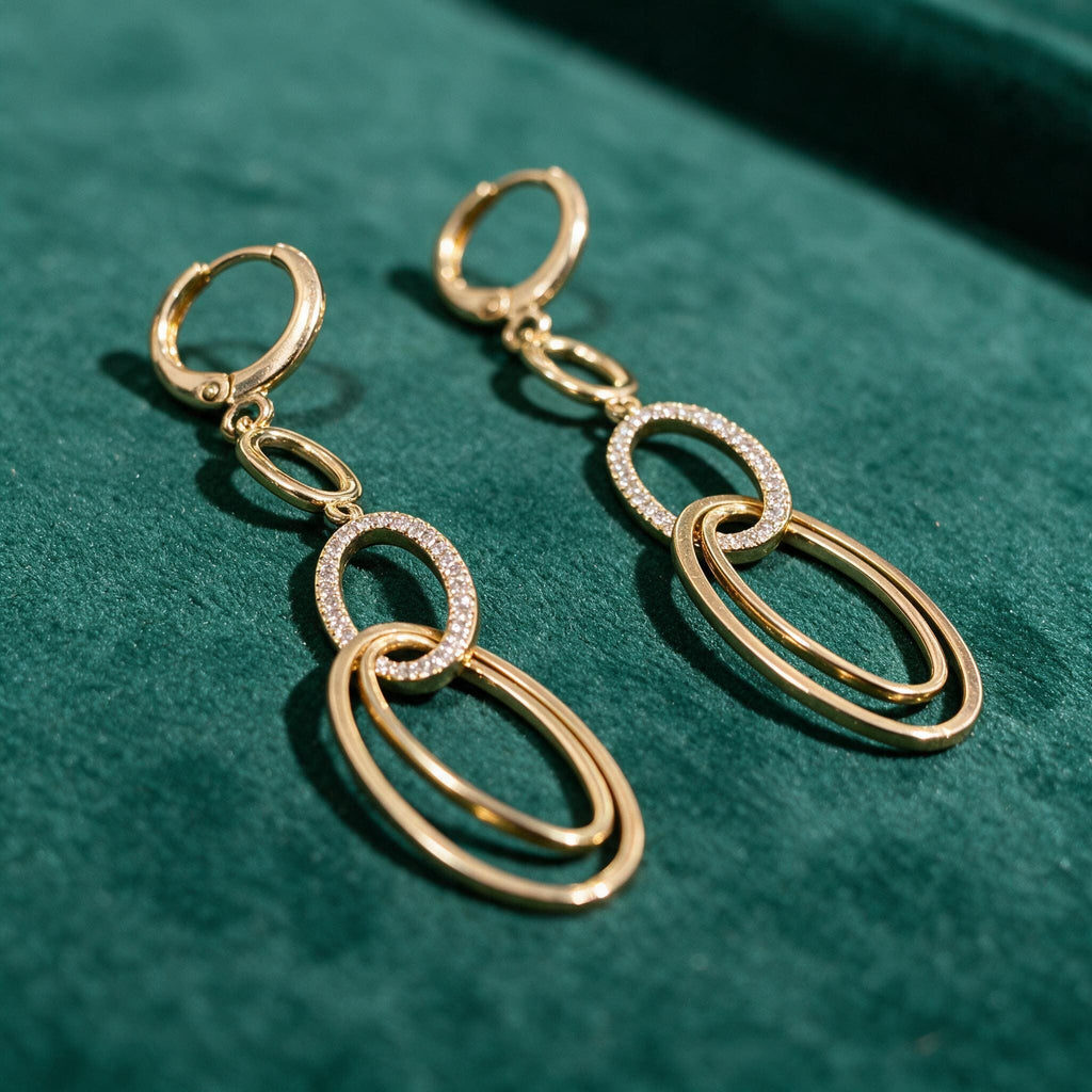 Boucles d'Oreilles Armonia - Plaqué or