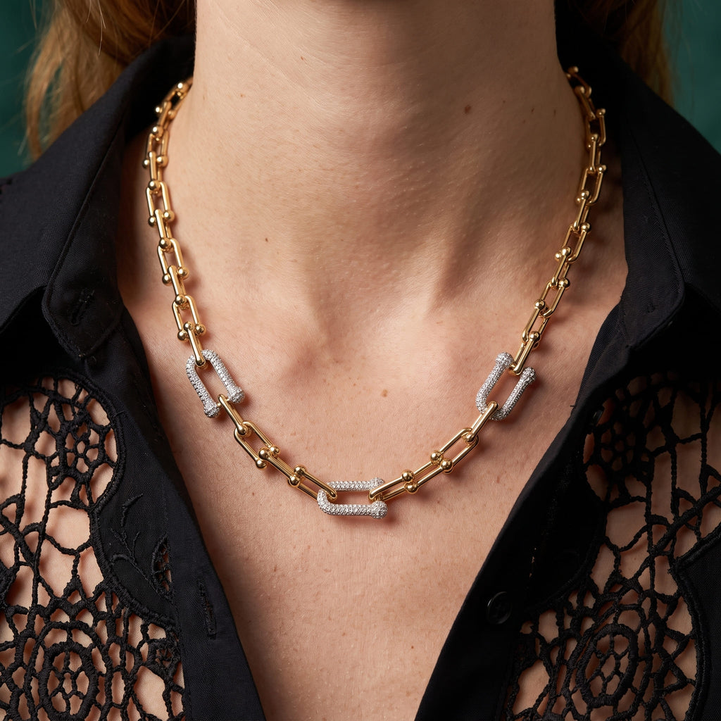 Collier Tiffany - Acier Inoxydable Garantie