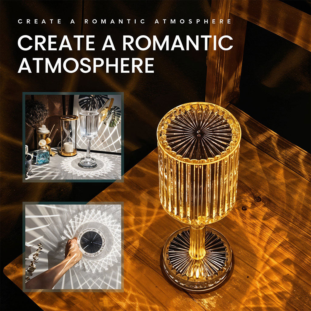 Lampe Cristal LED avec Haut-Parleur Bluetooth – مكبر صوت ومصباح كريستالي