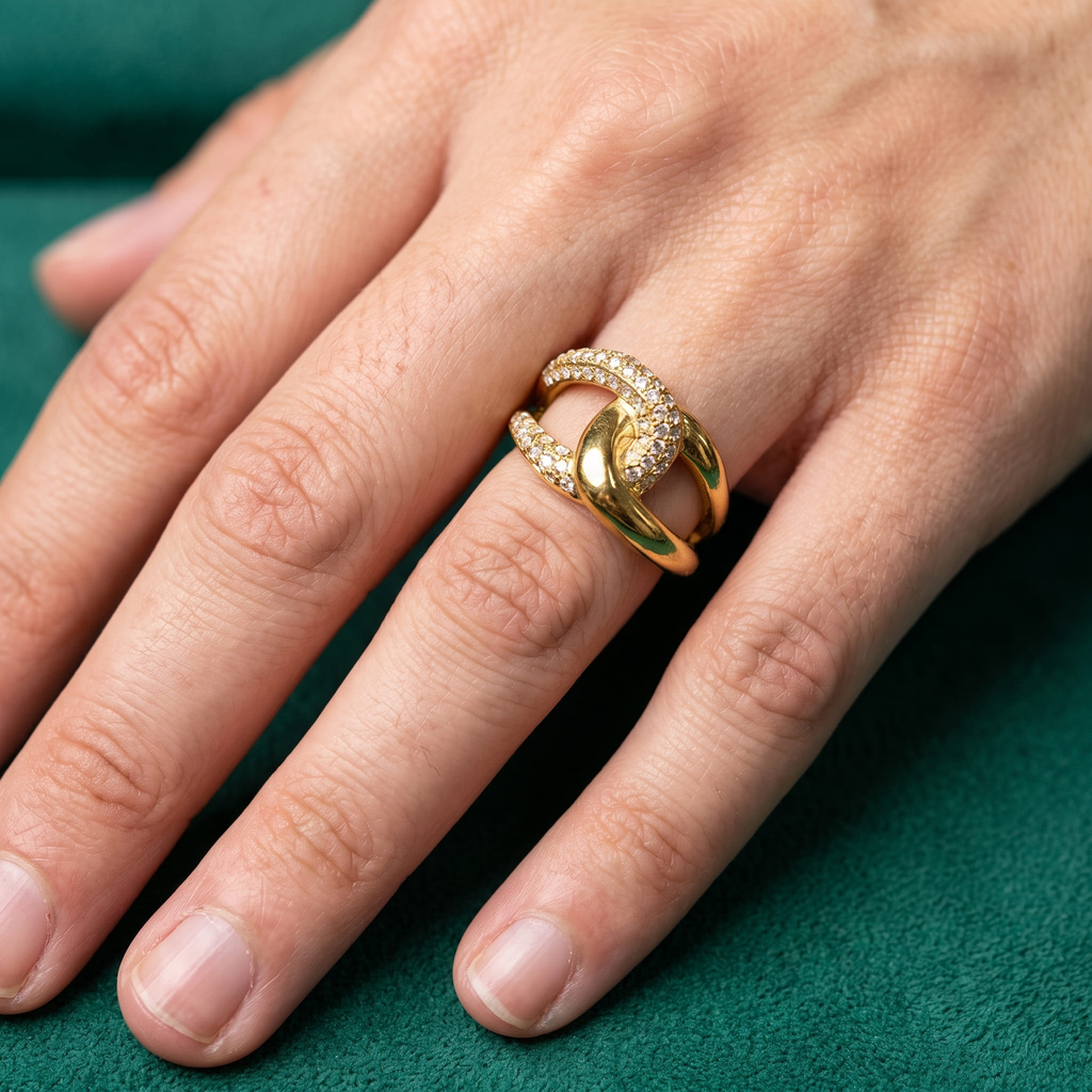 Bague Maglia - Acier Inoxydable