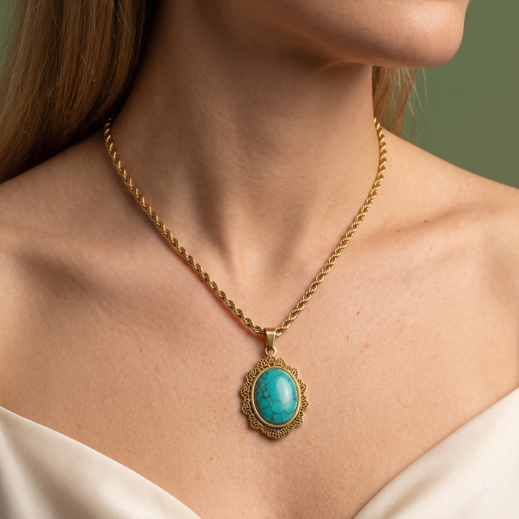 Collier Ovalia - Acier Inoxydable