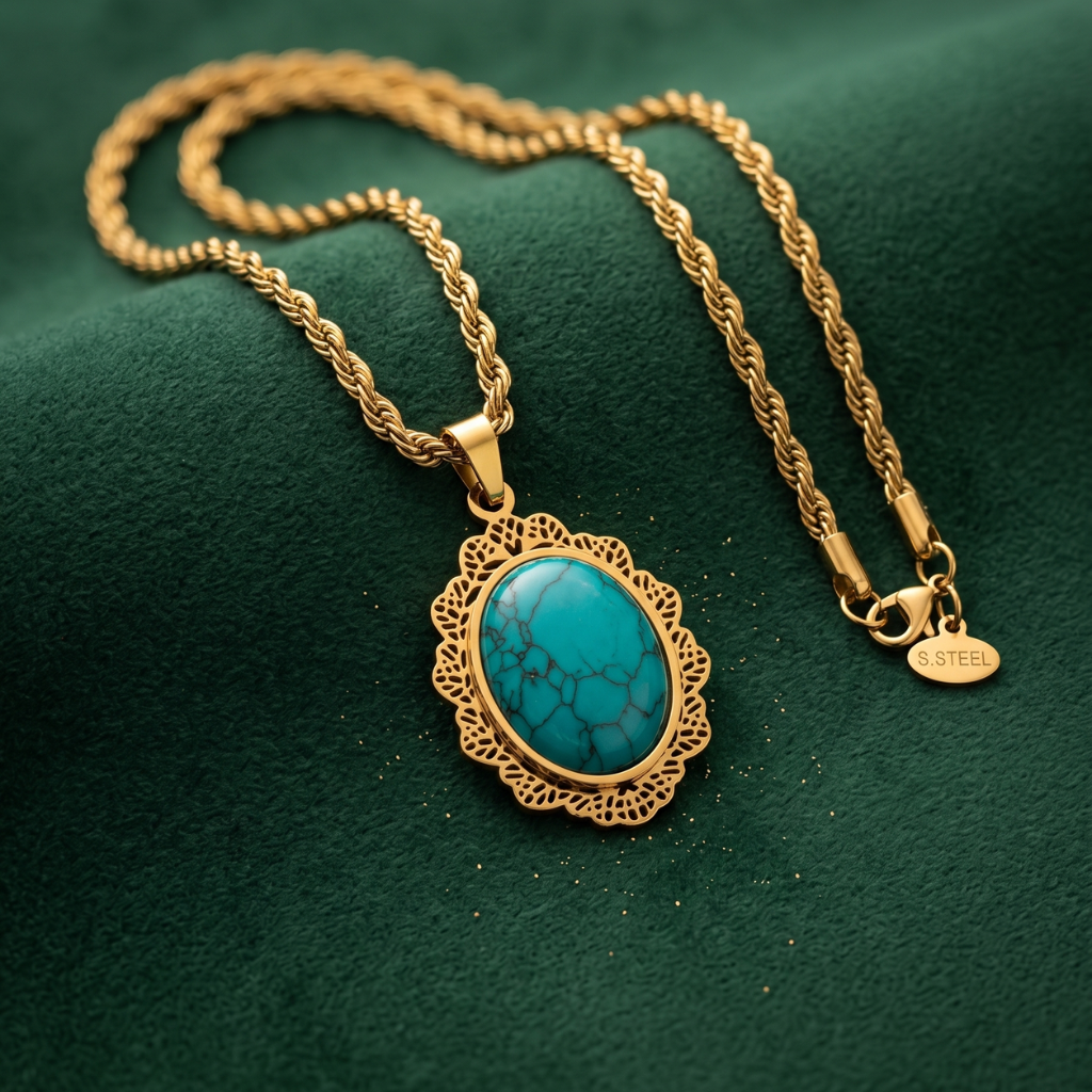 Collier Ovalia - Acier Inoxydable