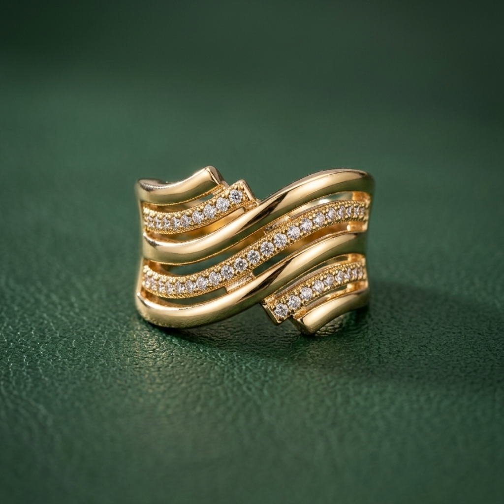 Bague Marea - Plaqué Or OR