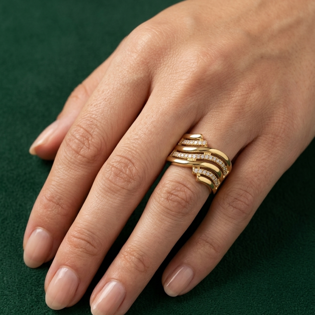 Bague Marea - Plaqué Or OR