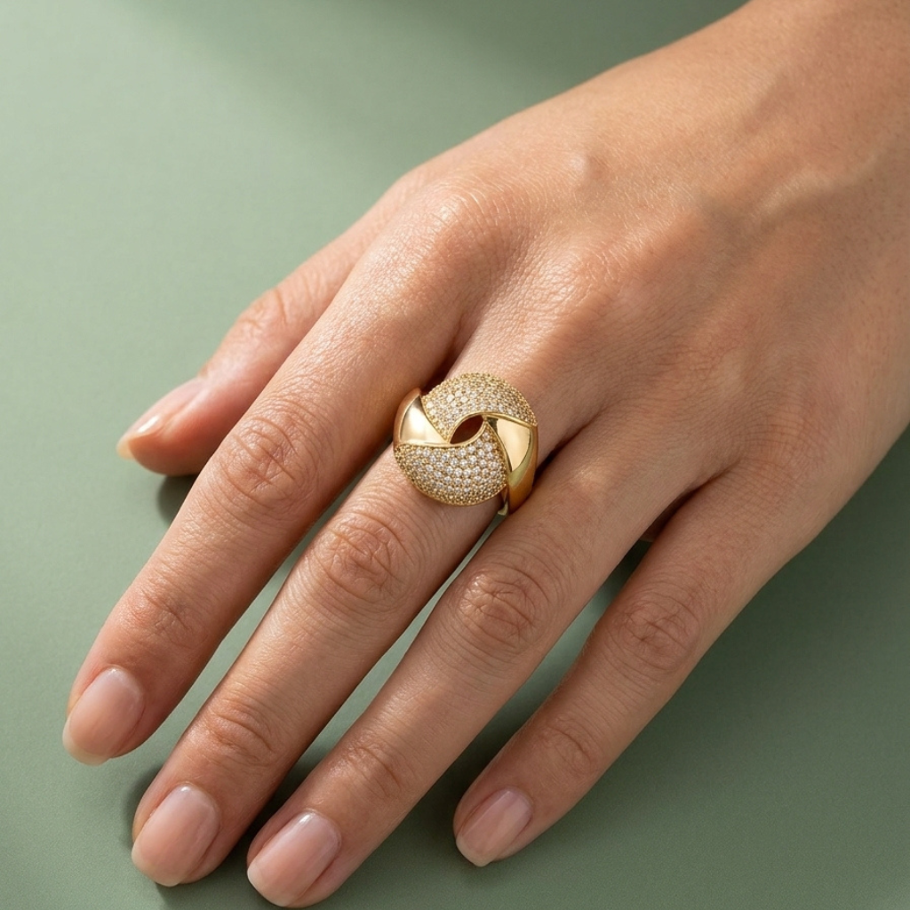 Bague Abraccio - Plaqué Or OR