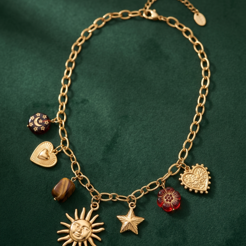 Collier Céleste - Acier Inoxydable