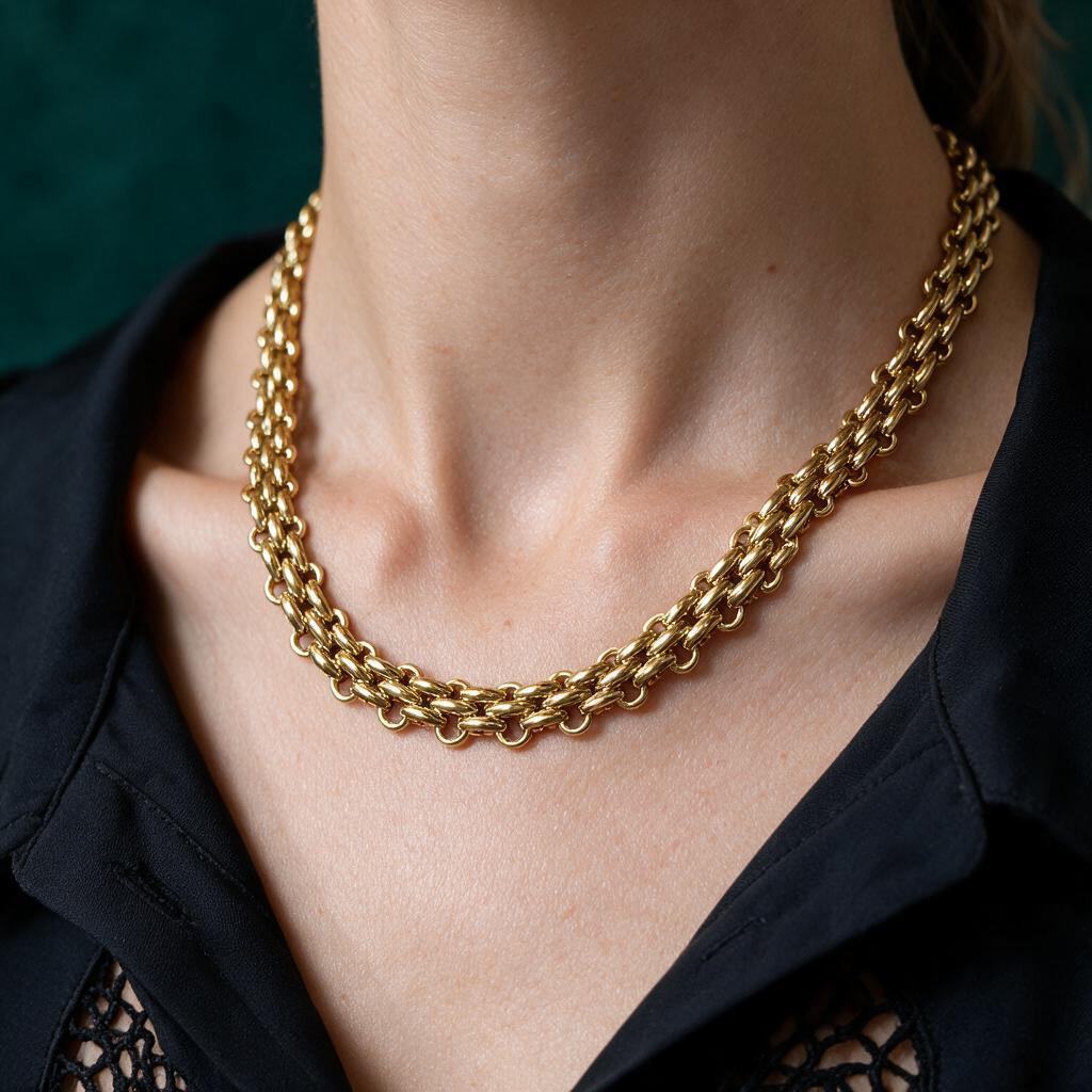 Collier Georgie - Acier Inoxydable