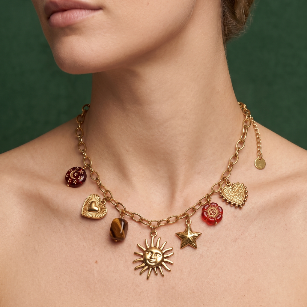 Collier Céleste - Acier Inoxydable