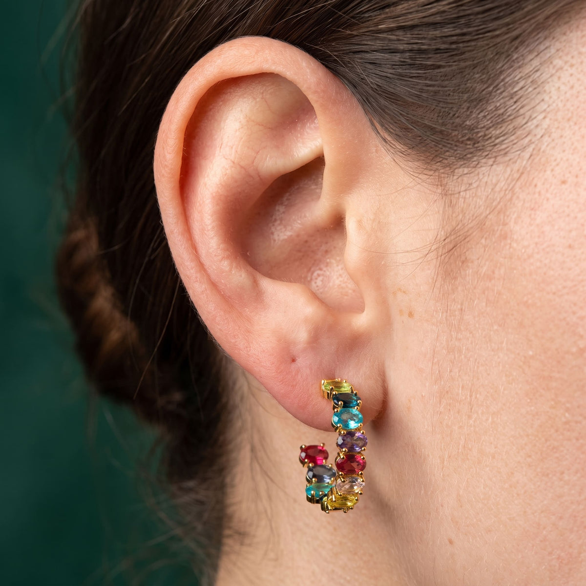 Boucles d'oreilles Arcobaleno - Plaqué or
