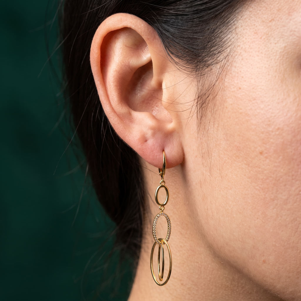 Boucles d'Oreilles Armonia - Plaqué or