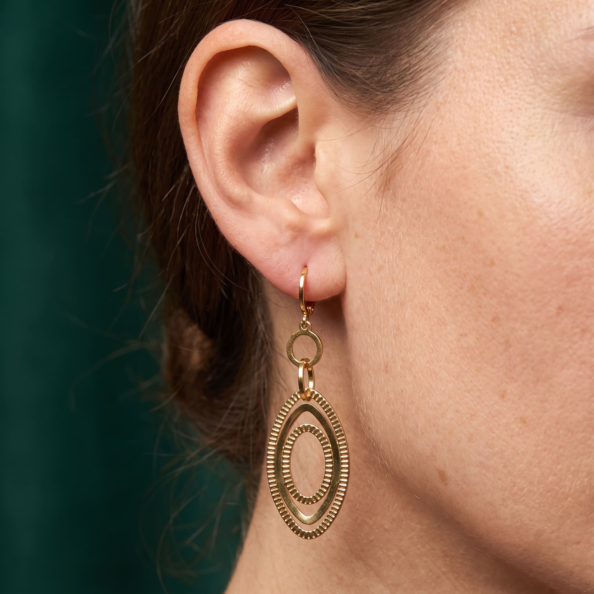 boucles d'oreilles Venusia - Plaqué or