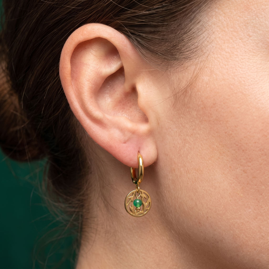 Boucles d'Oreilles Ninfa - Acier Inoxydable