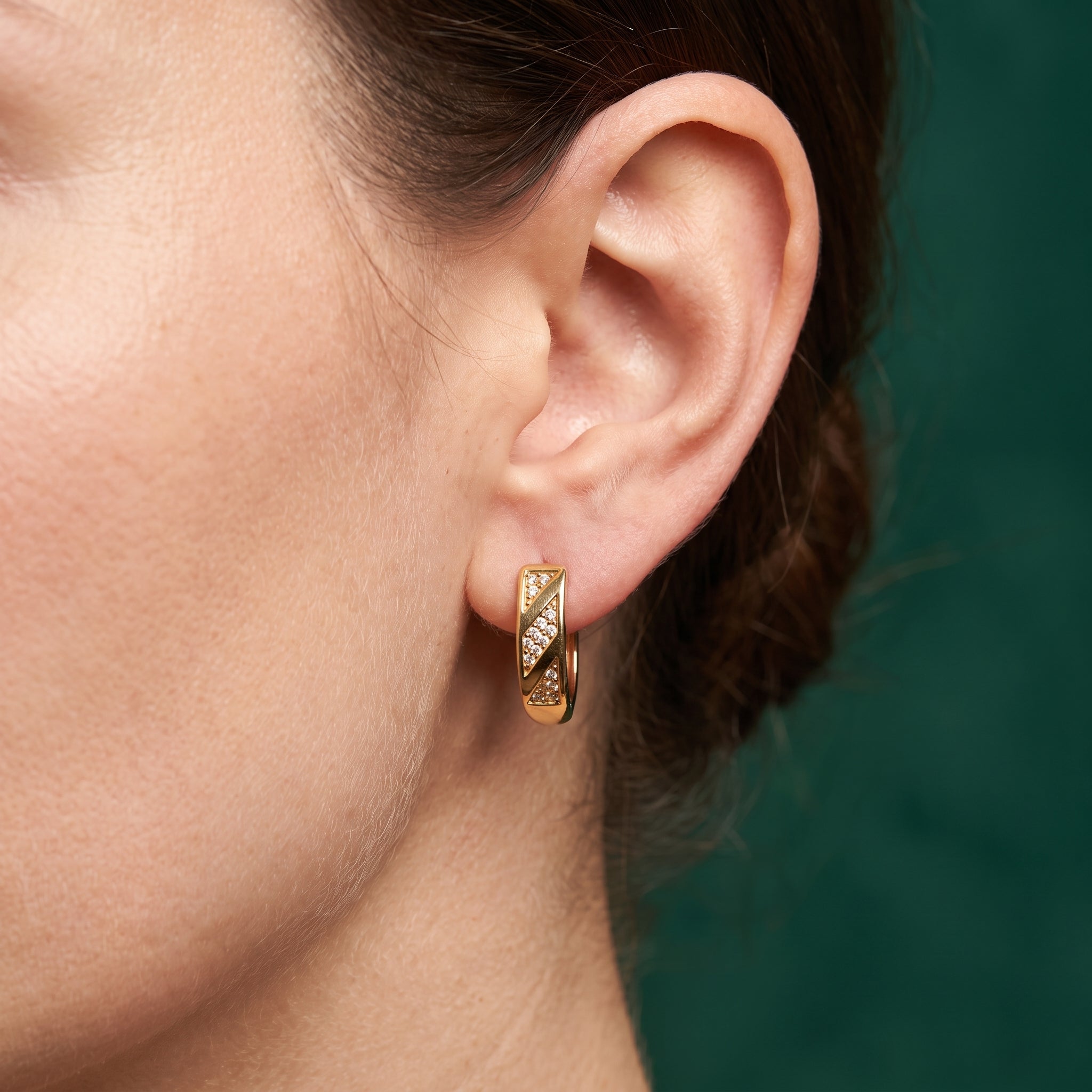Boucles D'oreilles Milena -  Plaqué Or