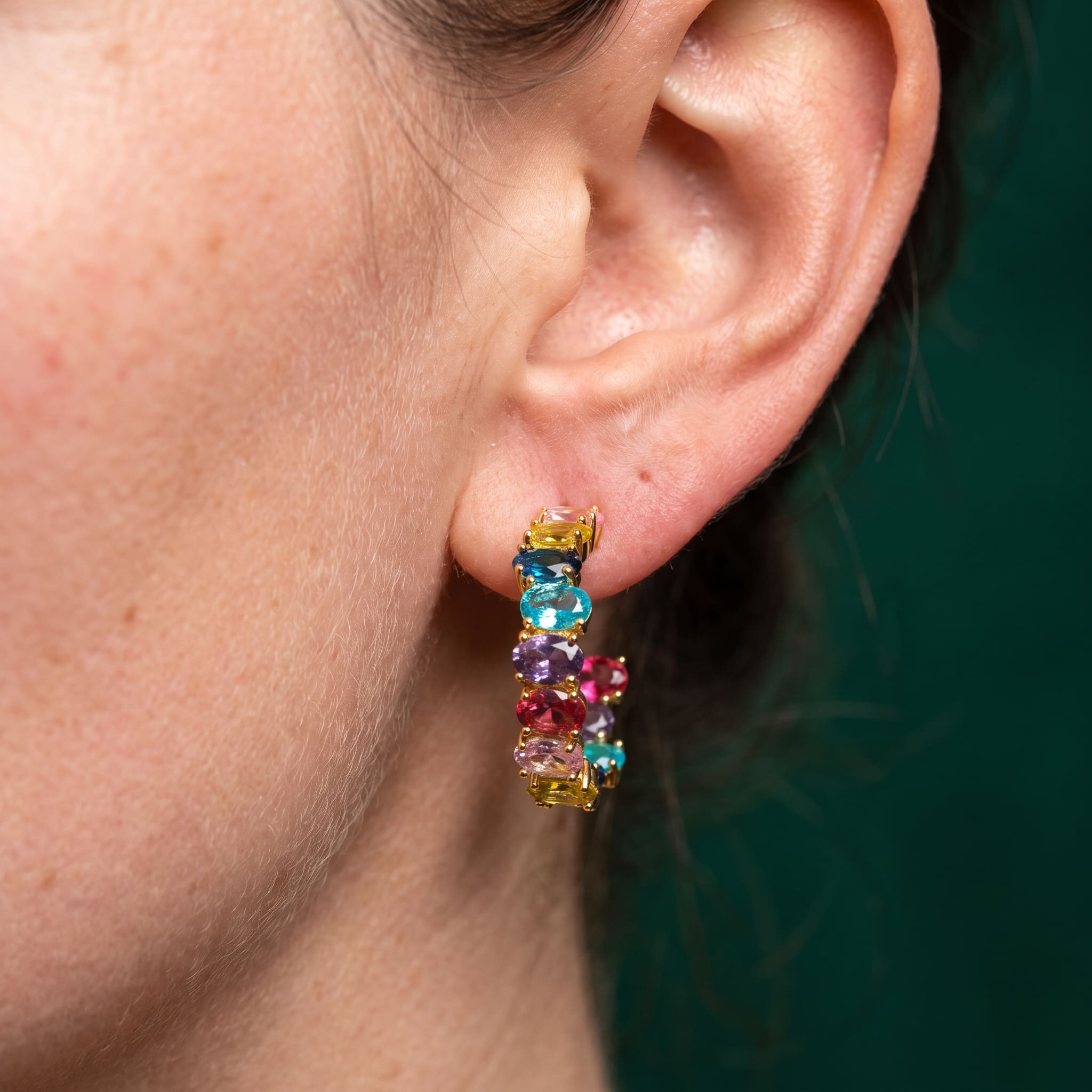 Boucles d'oreilles Arcobaleno - Plaqué or