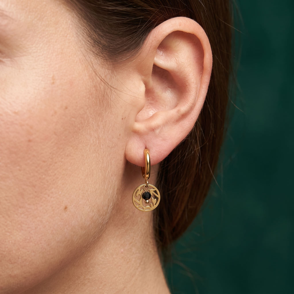 Boucles d'Oreilles Ninfa - Acier Inoxydable