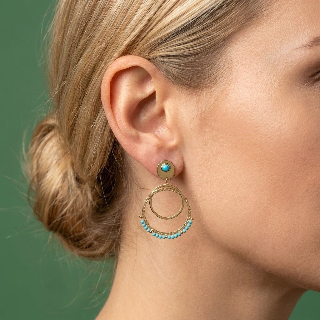 Boucles d'oreilles Oasi - Acier Inoxydable