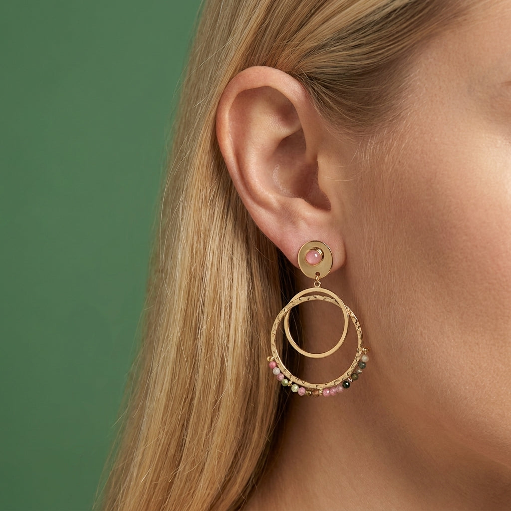 Boucles d'oreilles Oasi - Acier Inoxydable