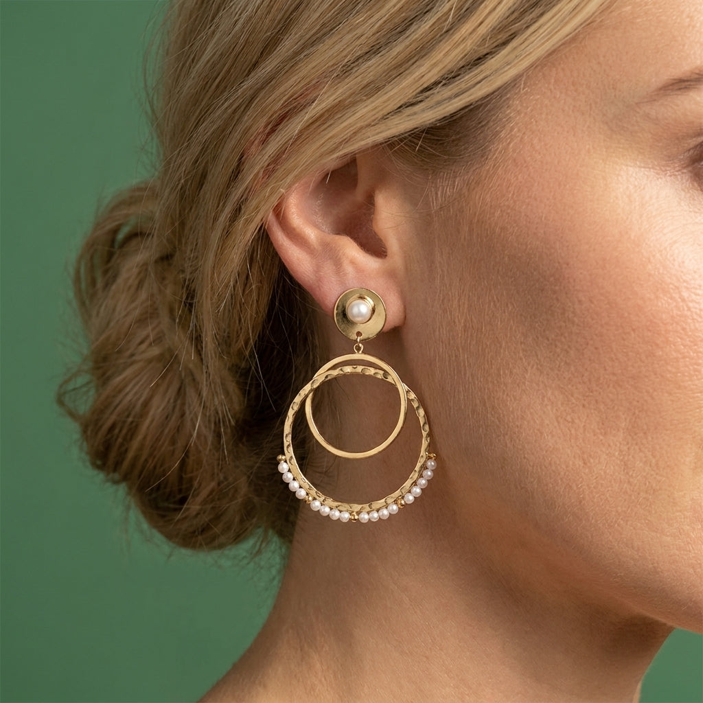 Boucles d'oreilles Oasi - Acier Inoxydable