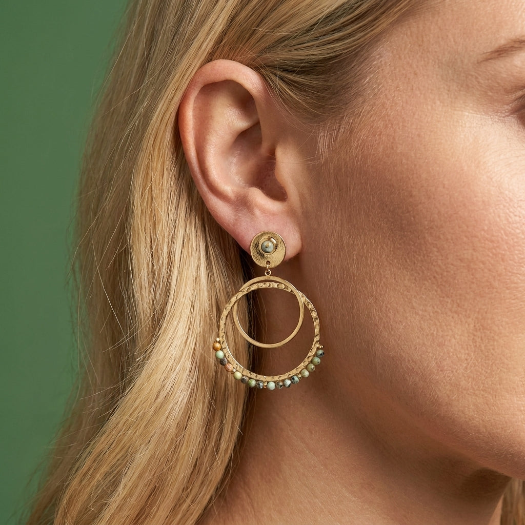 Boucles d'oreilles Oasi - Acier Inoxydable