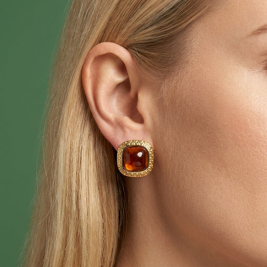Boucles d'oreilles Aurea - Acier Inoxydable