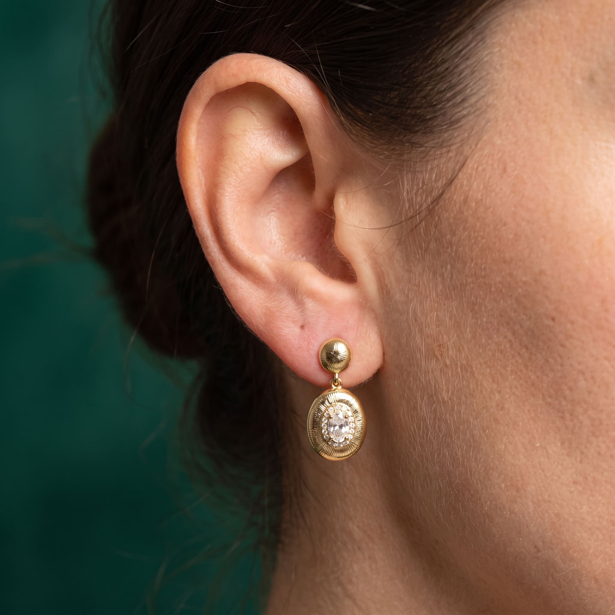 Boucles D'oreilles Flaminia - Plaqué Or