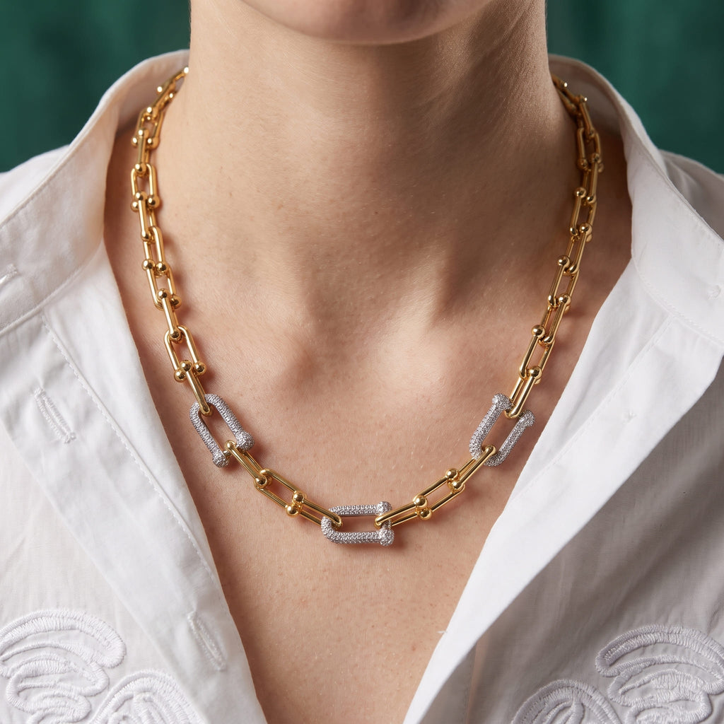 Collier Tiffany - Acier Inoxydable Garantie