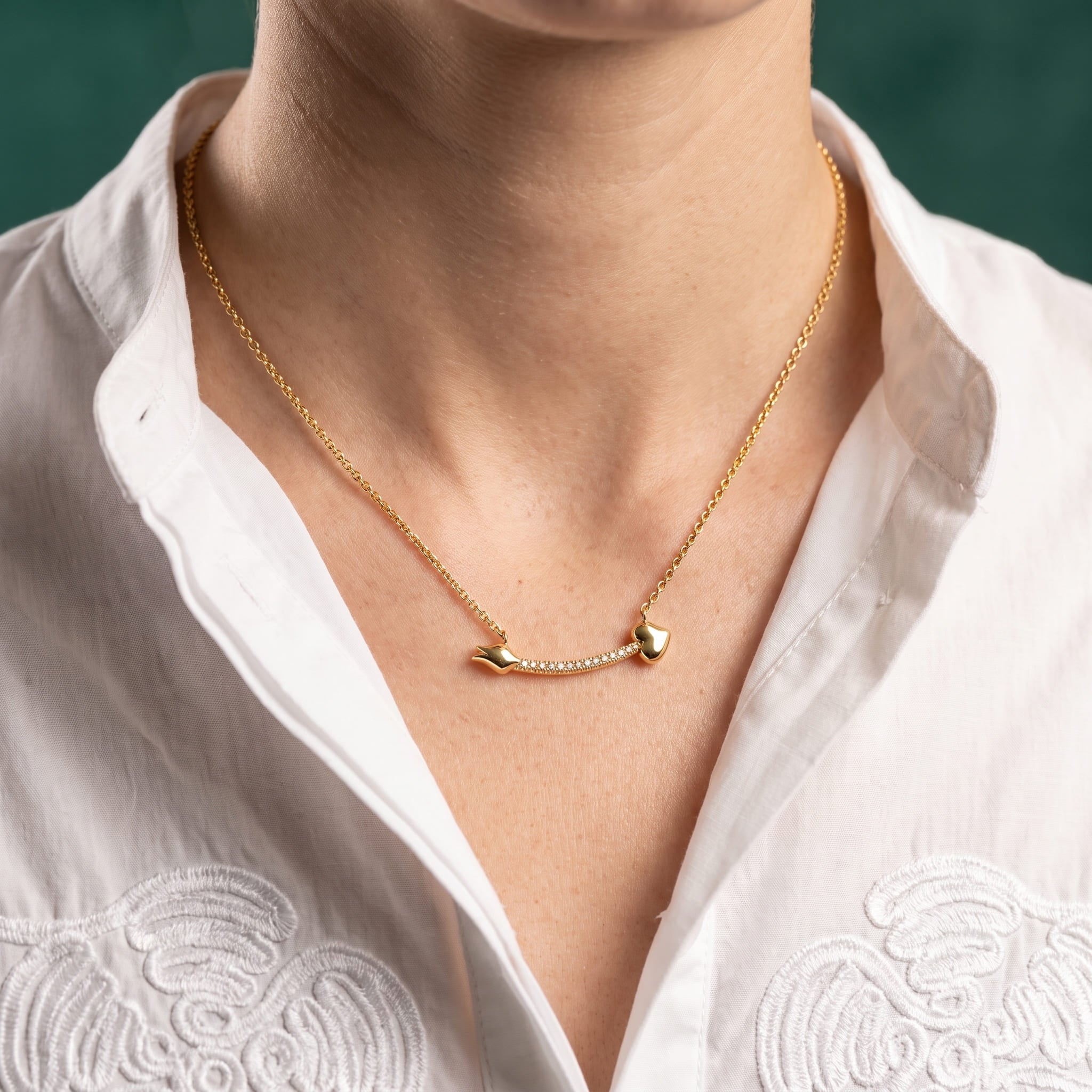 Collier Amoretta - Plaqué or