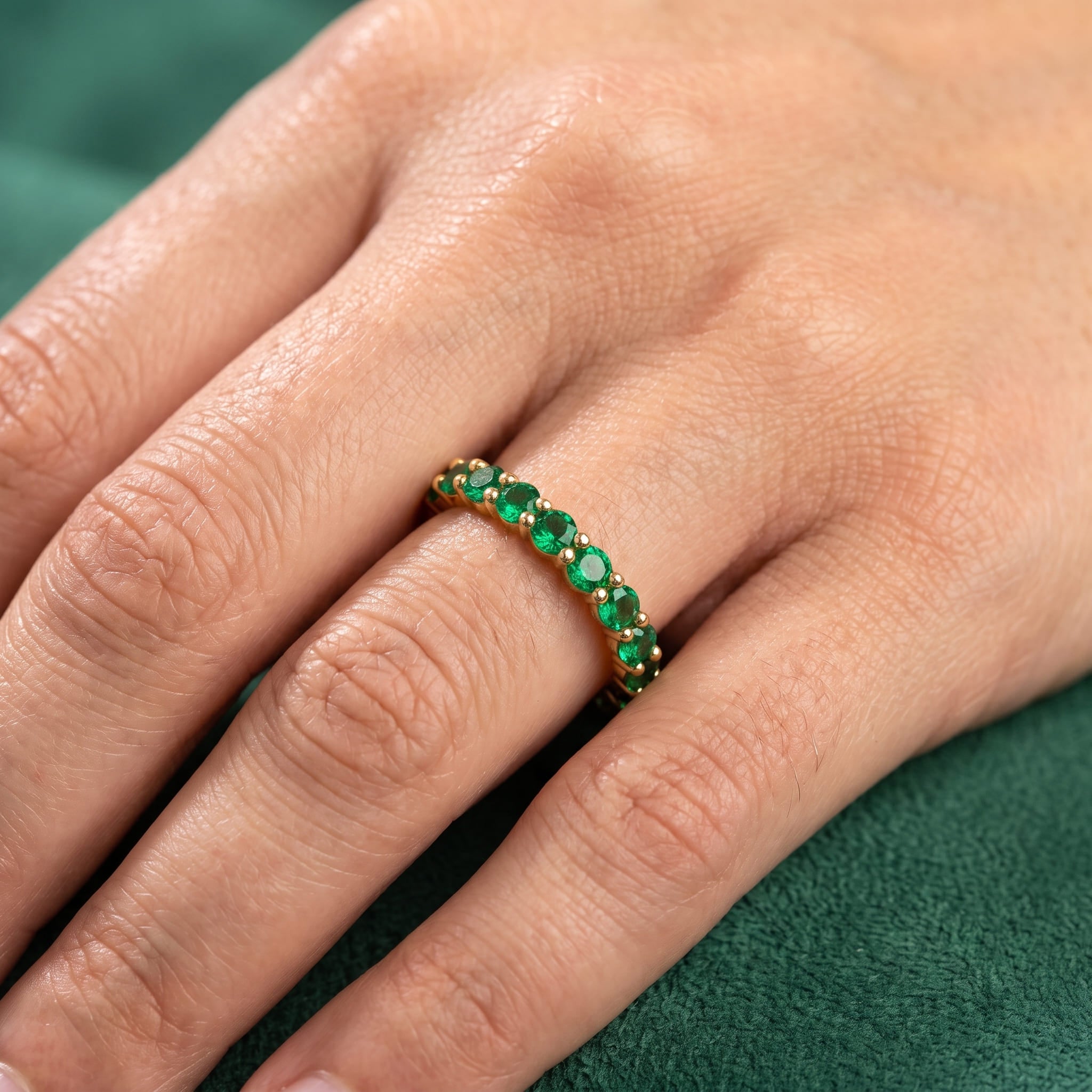 Bague smeralda - Plaqué Or