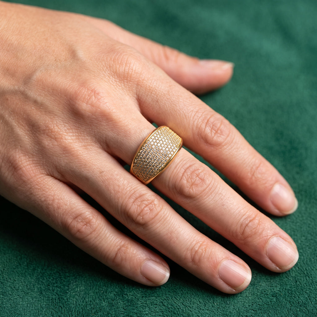 Bague Soleia - Plaqué or