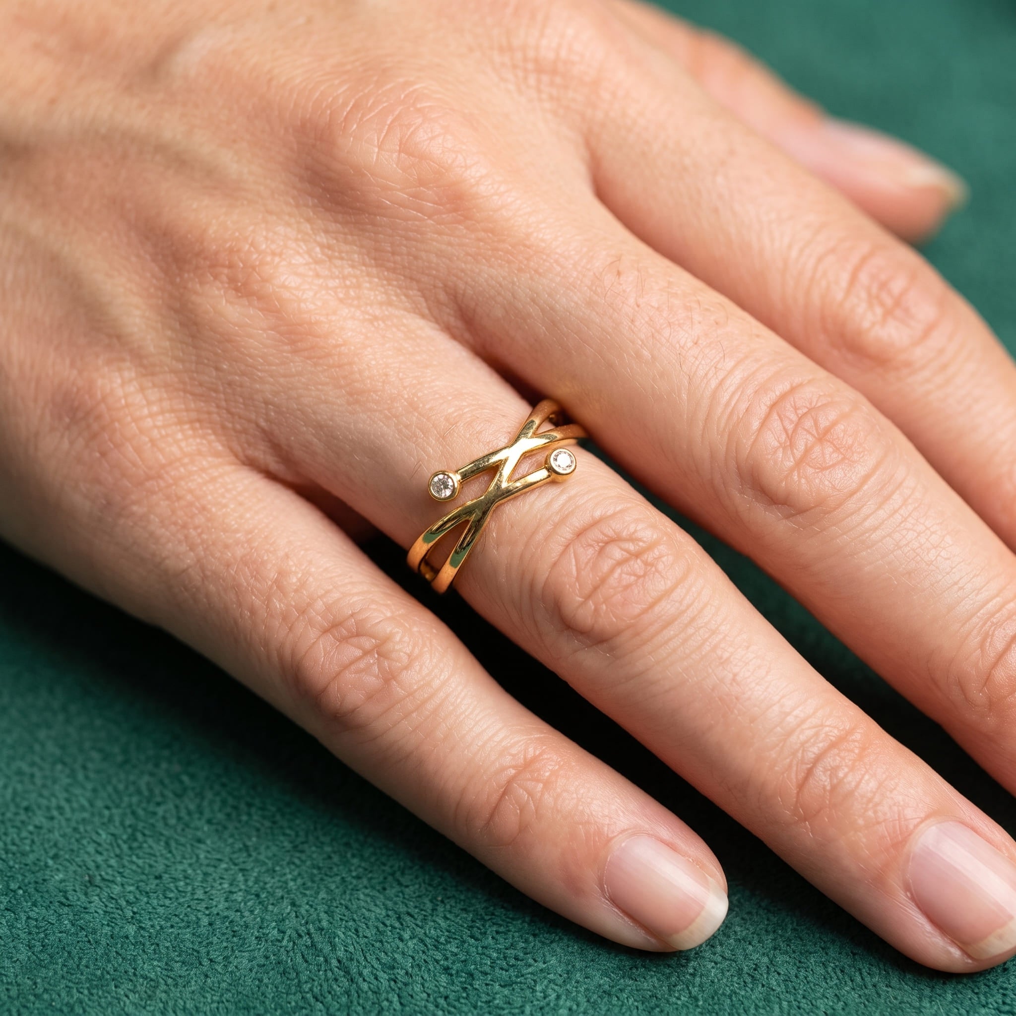 Bague Gia - Plaqué or