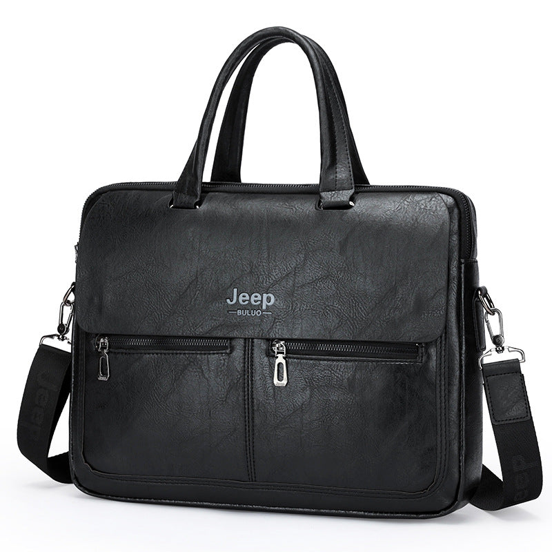 Cartable Homme en Simili Cuir Design Élégant Jeep  – حقيبة جلدية