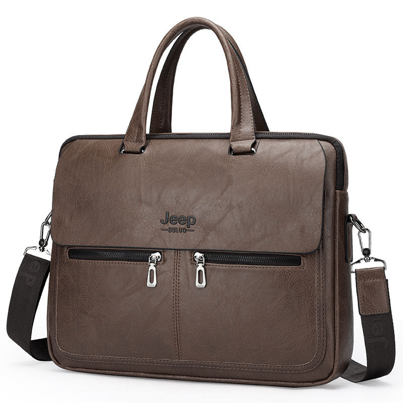 Cartable Homme en Simili Cuir Design Élégant Jeep  – حقيبة جلدية