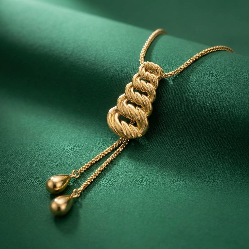 Collier Lariat - Acier Inoxydable ( Ascenseur )
