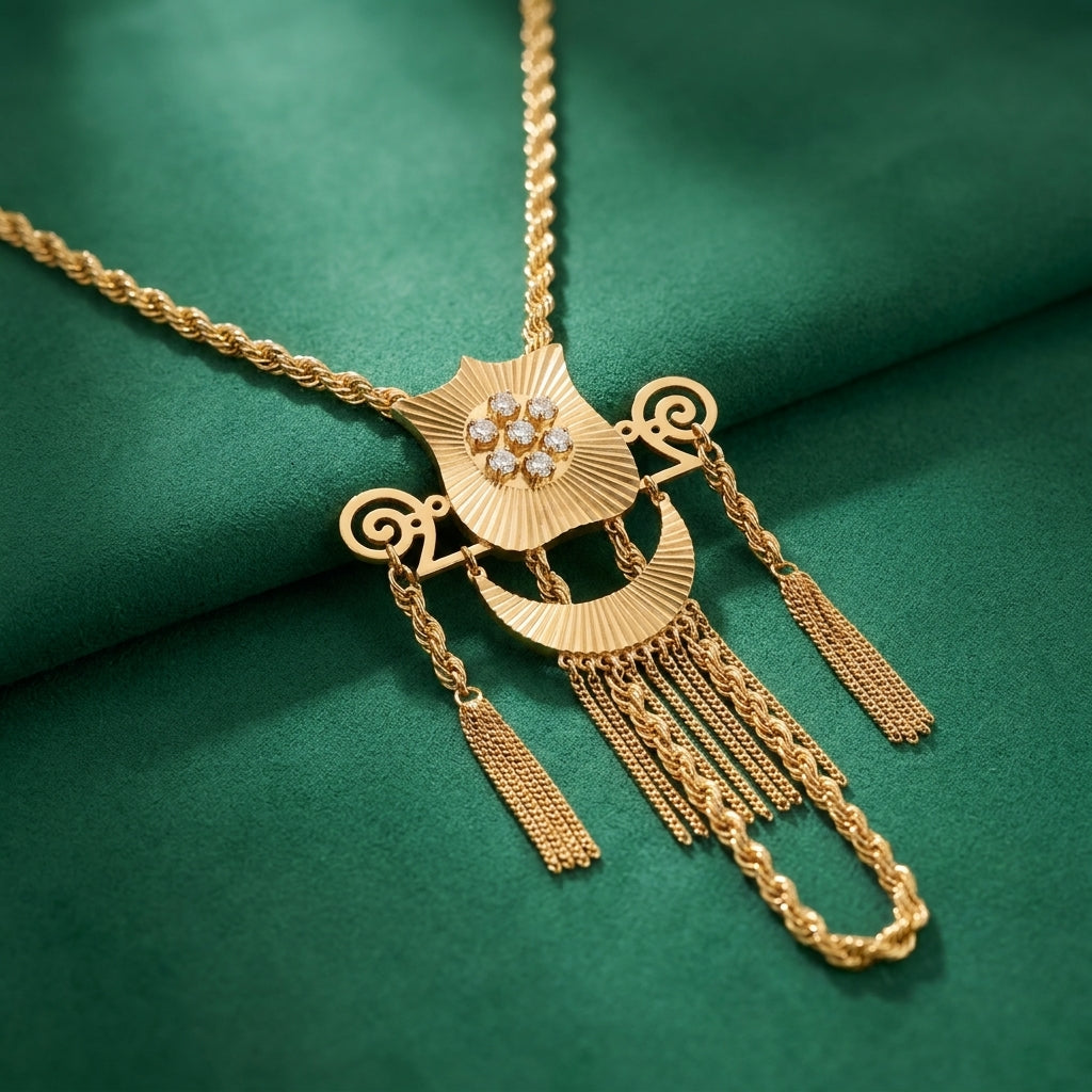 Collier Qamaria - Acier Inoxydable ( Ascenseur )