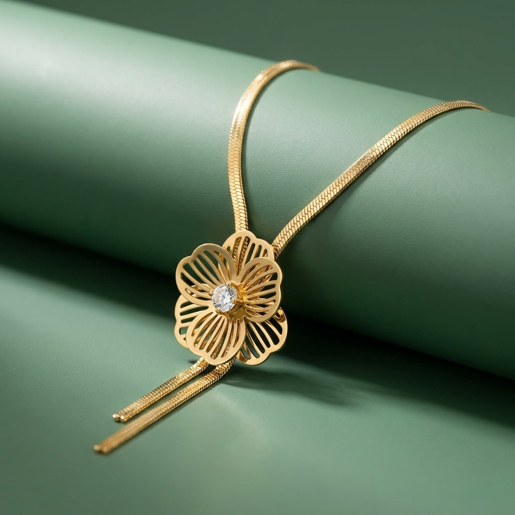 Collier FLORÉVIA – Acier inoxydable