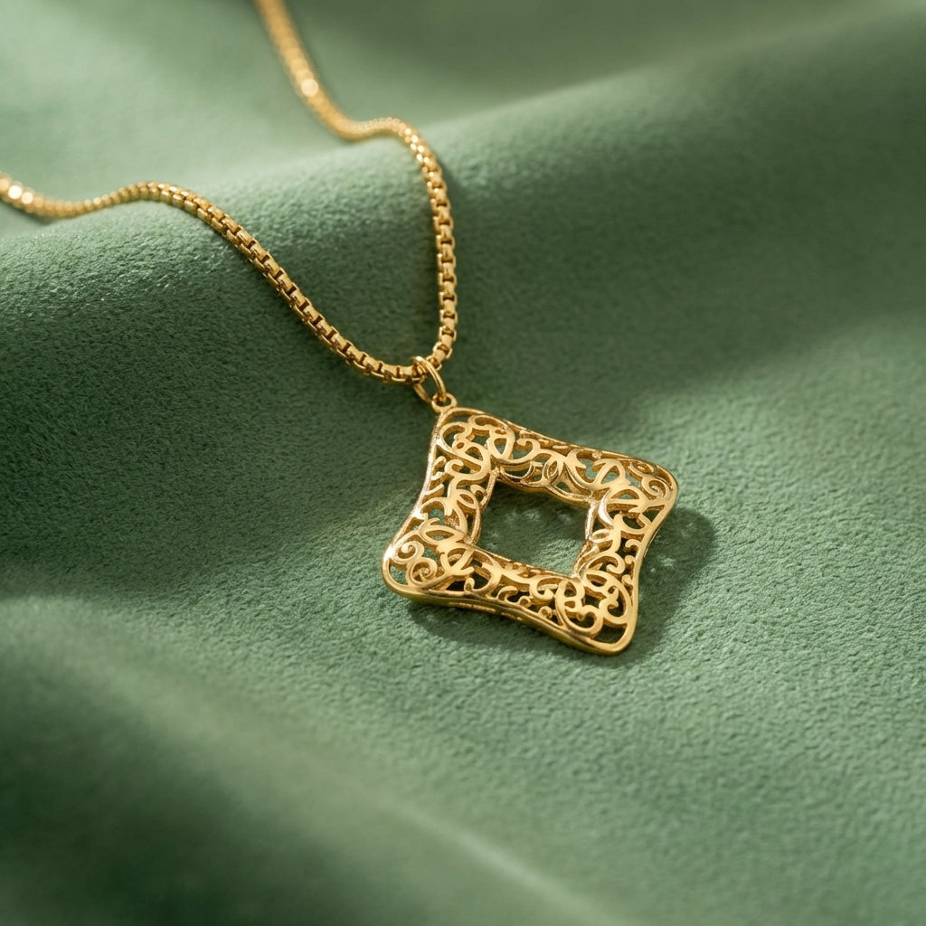 Collier Losanga – Acier Inoxydable