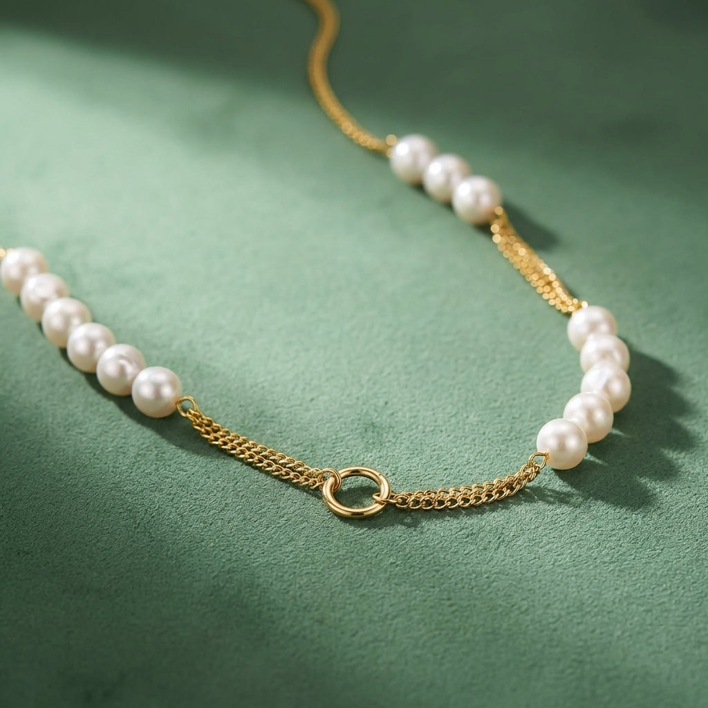 Collier Perlina – Acier Inoxydable