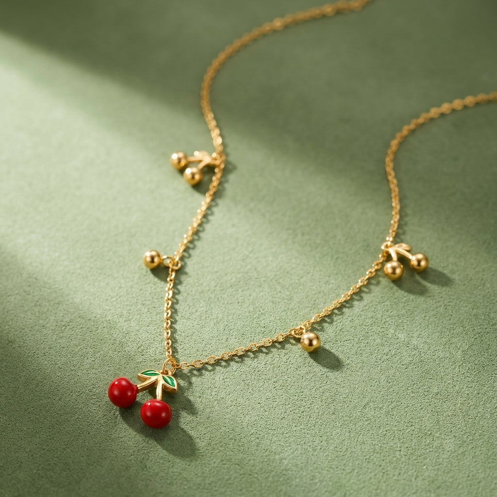 Collier Cherry – Acier Inoxydable