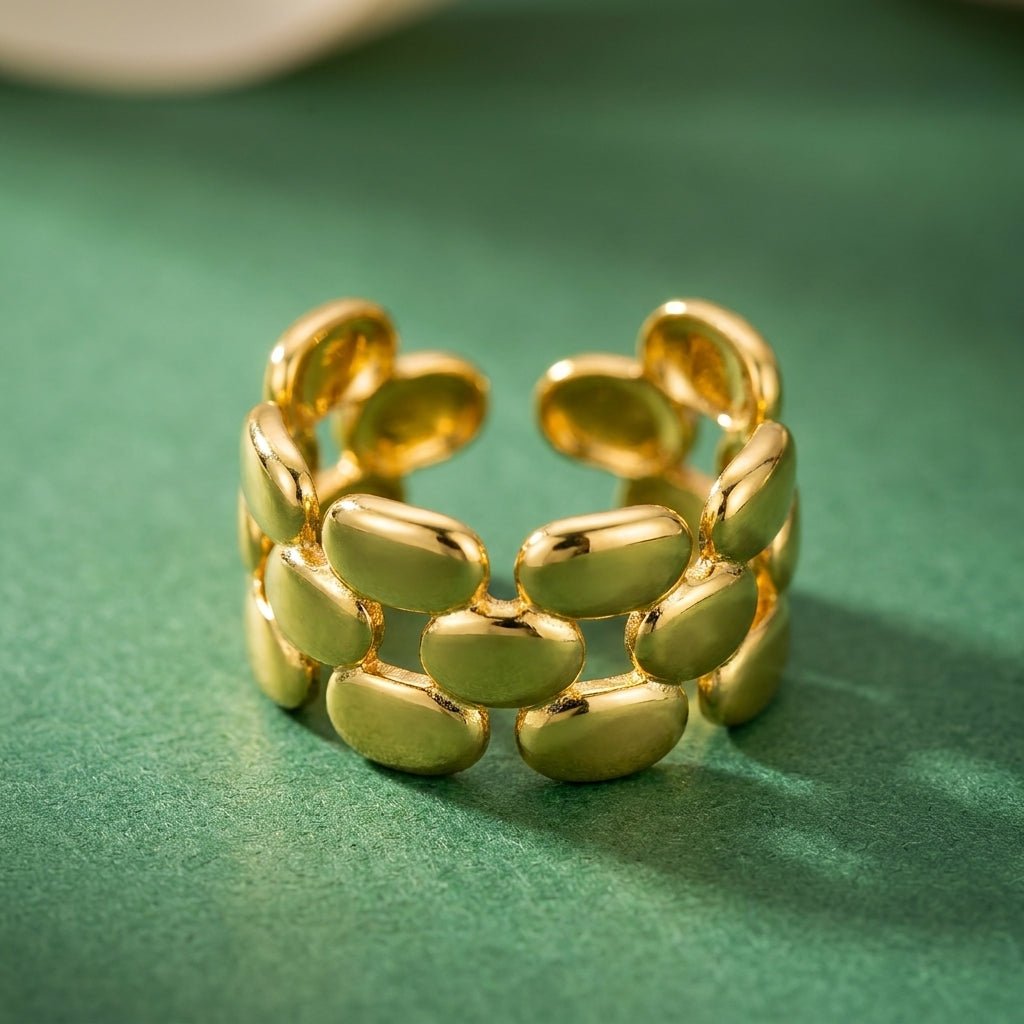 Bague Pantera - Acier Inoxydable