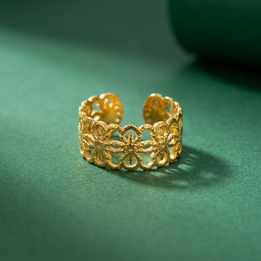 Bague Rosalia - Acier Inoxydable