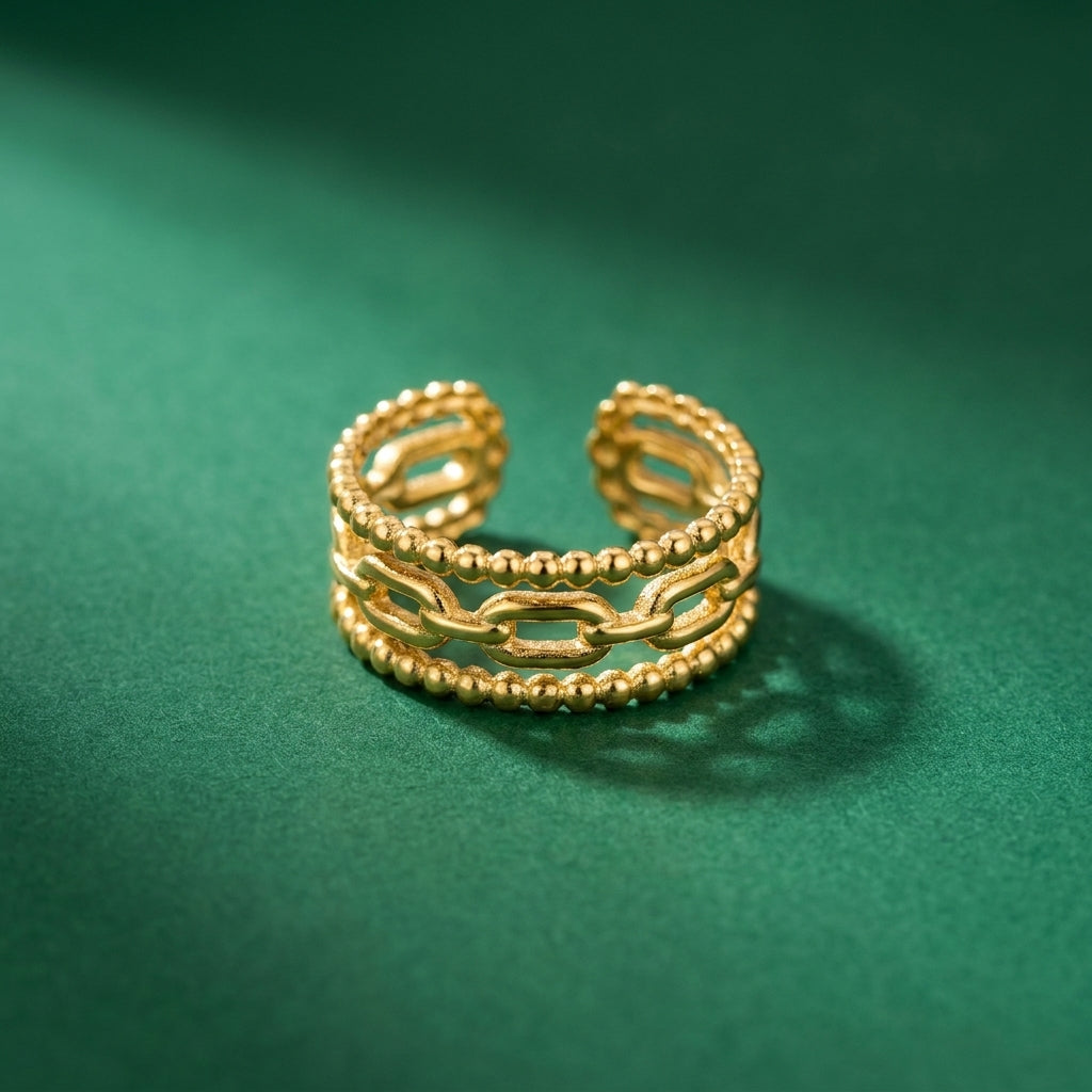 Bague Olympe - Acier Inoxydable