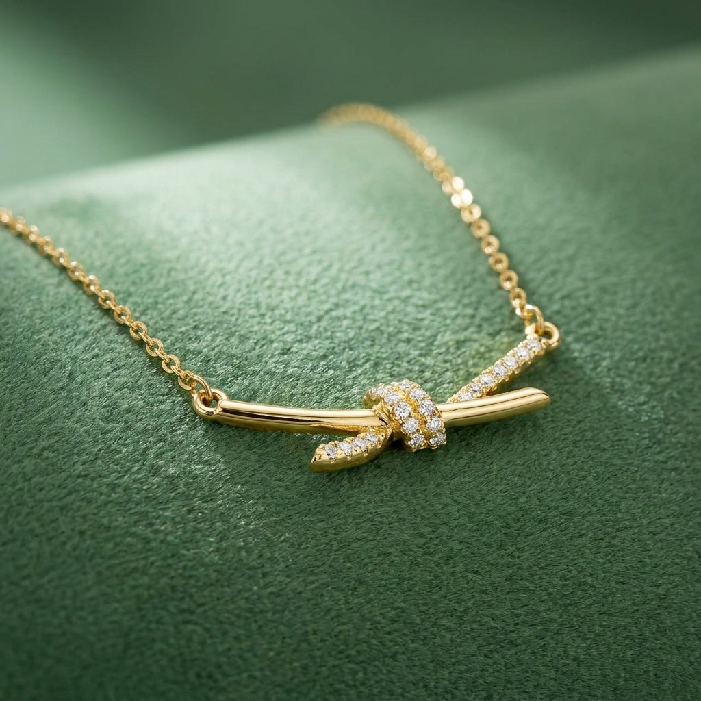 Collier Fiocco - Acier Inoxydable